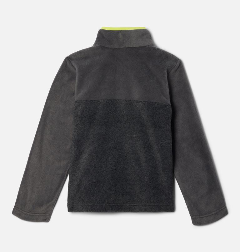 Thumbnail: Steens Mtn 1/4 Snap Fleece Pull-over | 031 | M, Color: Charcoal Heather, Shark, image 2