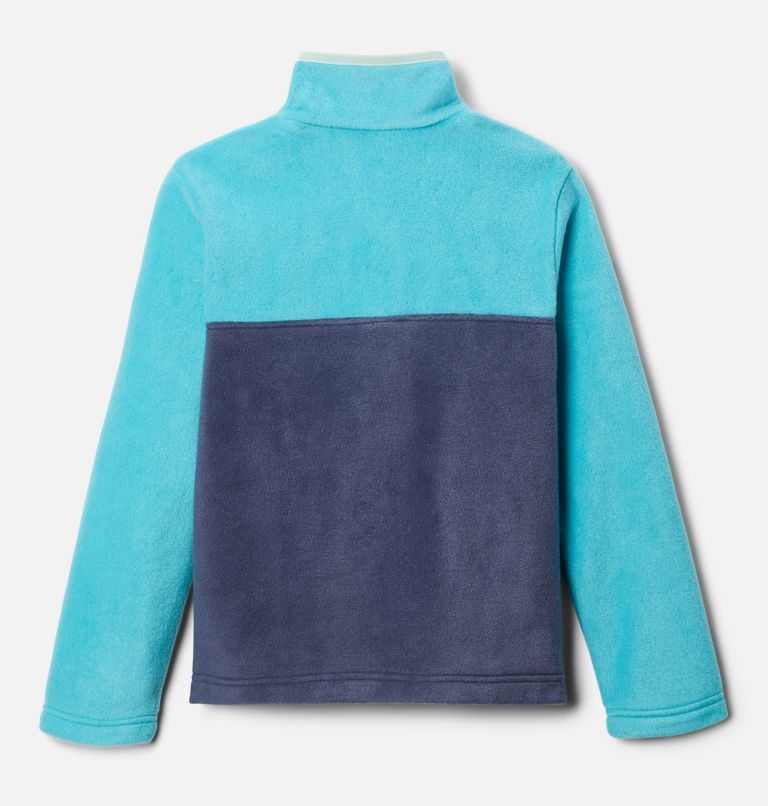 Youth Steens Mtn Fleece Pull-over, Color: Nocturnal, Geyser, image 2