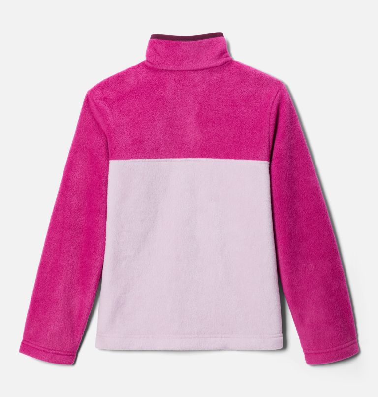 Steens Mtn 1/4 Snap Fleece Pull-over | 572 | XXS, Color: Aura, Wild Fuchsia, image 2