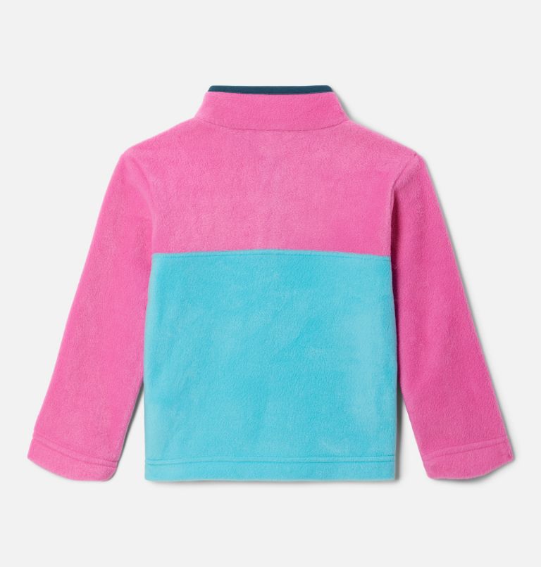 Manteau à enfiler en polaire avec fermeture pressionnée 1/4 Steens Mtn Tout-petit, Color: Geyser, Pink Ice, image 2