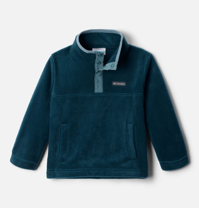 Manteau à enfiler en polaire avec fermeture pressionnée 1/4 Steens Mtn Tout-petit, Color: Night Wave, Metal, image 1