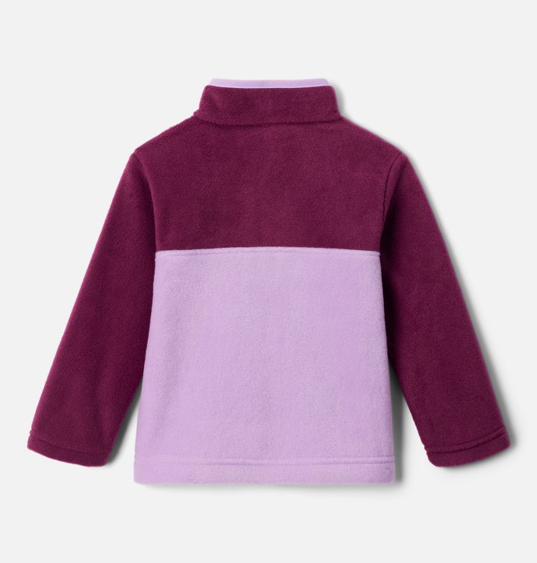 Toddler Steens Mtn Quarter Snap Fleece Pullover, Color: Gumdrop, Marionberry, image 2