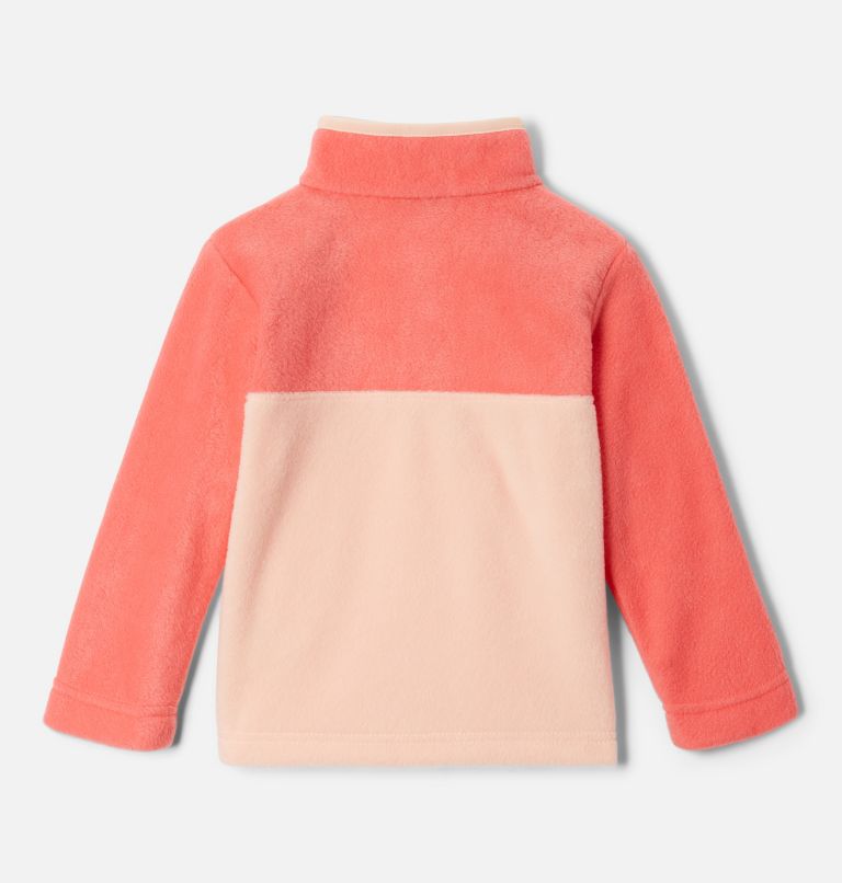 Manteau à enfiler en polaire avec fermeture pressionnée 1/4 Steens Mtn Tout-petit, Color: Peach Blossom, Blush Pink, image 2