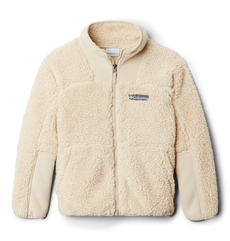 Kids' Winter Pass Sherpa Jacket, Color: Ancient Fossil, image 1
