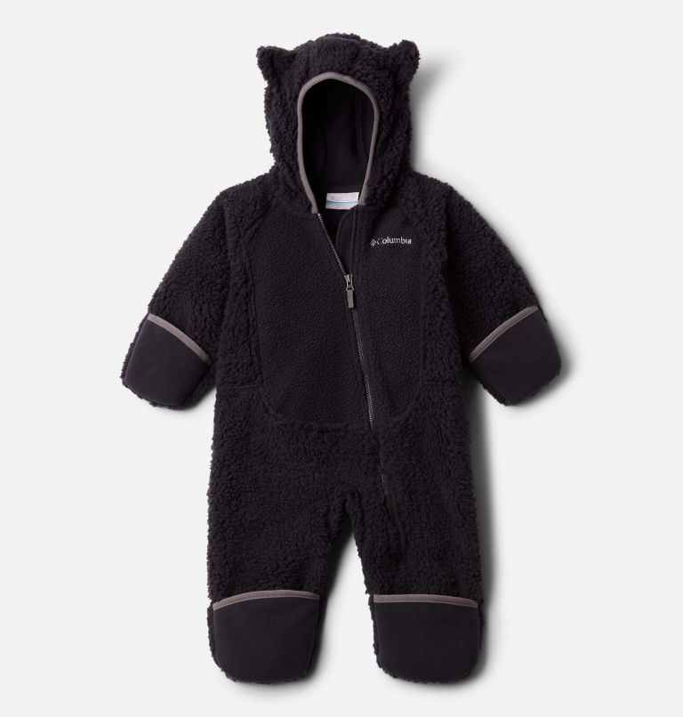 Infant Foxy Baby Sherpa Bunting, Color: Black, image 3