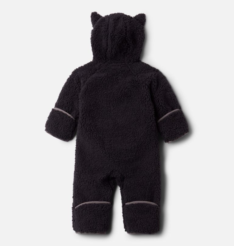 Infant Foxy Baby Sherpa Bunting, Color: Black, image 2