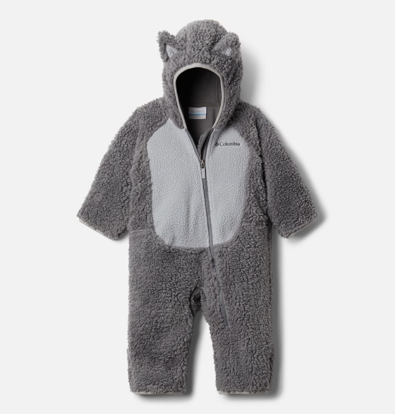 Infant Foxy Baby Sherpa Bunting, Color: City Grey, Columbia Grey, image 1