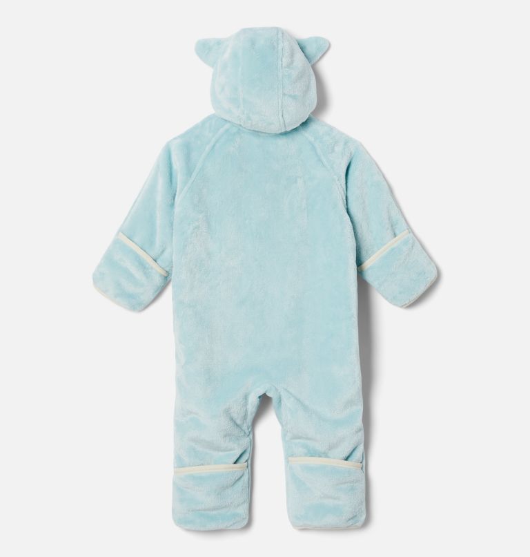 Thumbnail: Foxy Baby Sherpa-Strampler für Babys, Color: Aqua Haze, Chalk, image 2
