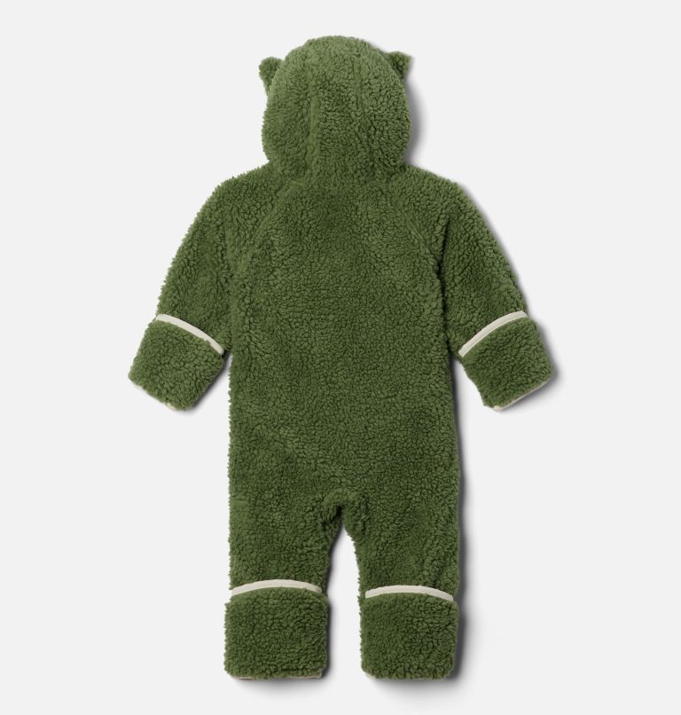 Infant Foxy Baby Sherpa Bunting, Color: Canteen, Chalk, image 2