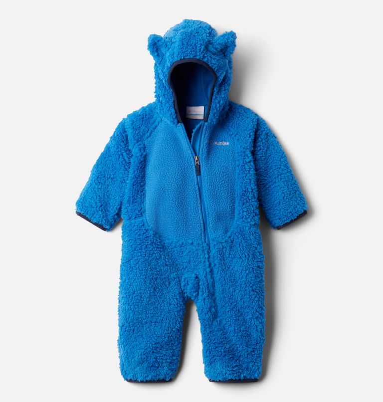 Infant Foxy Baby Sherpa Bunting, Color: Bright Indigo, image 1