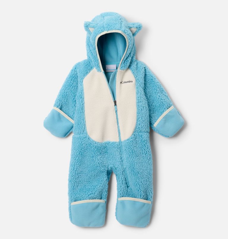 Combinaison en Sherpa Foxy Baby pour bébé, Color: Vintage Blue, Chalk, image 2