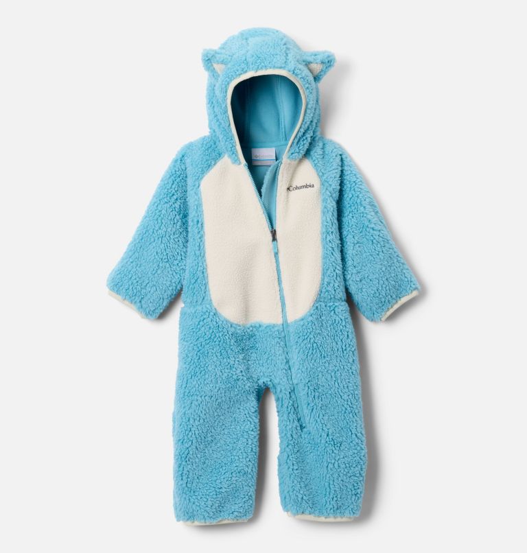 Combinaison en Sherpa Foxy Baby pour bébé, Color: Vintage Blue, Chalk, image 1