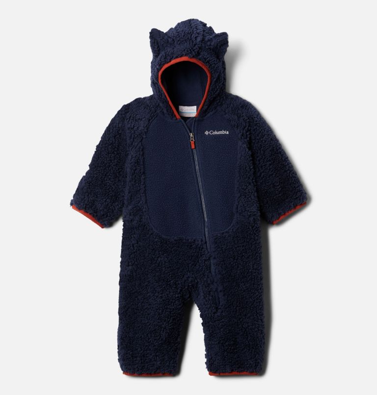 Infant Foxy Baby Sherpa Bunting, Color: Collegiate Navy, image 1