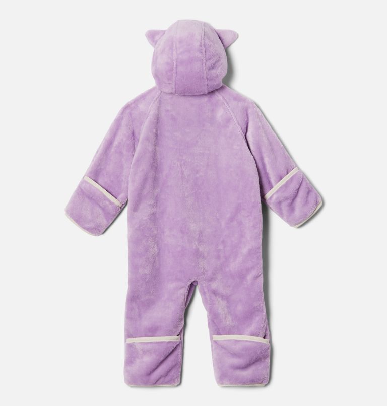 Thumbnail: Infant Foxy Baby Sherpa Bunting, Color: Gumdrop, Chalk, image 2
