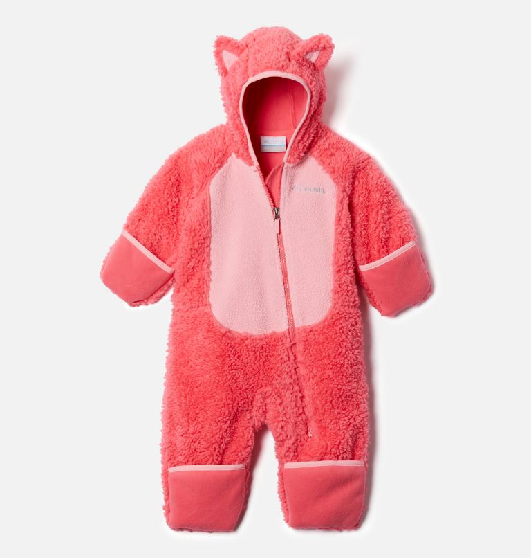 Foxy Baby Sherpa Bunting | 673 | 18/24, Color: Bright Geranium, Pink Orchid, image 3