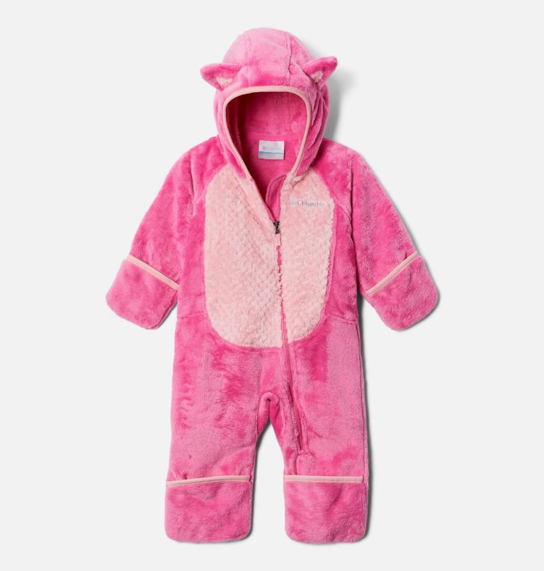 Infant Foxy Baby Sherpa Bunting, Color: Pink Ice, Pink Orchid, image 3