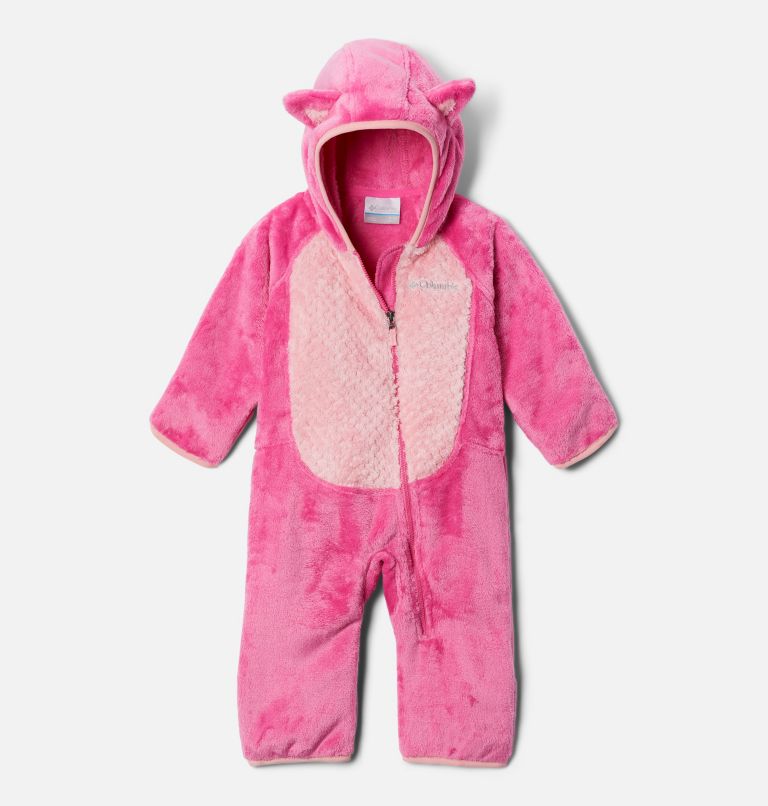 Thumbnail: Infant Foxy Baby Sherpa Bunting, Color: Pink Ice, Pink Orchid, image 1