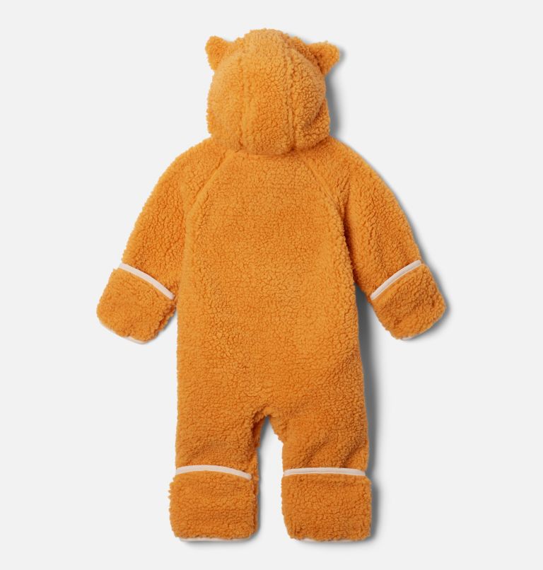 Infant Foxy Baby Sherpa Bunting, Color: Sunstone, Chalk, image 2