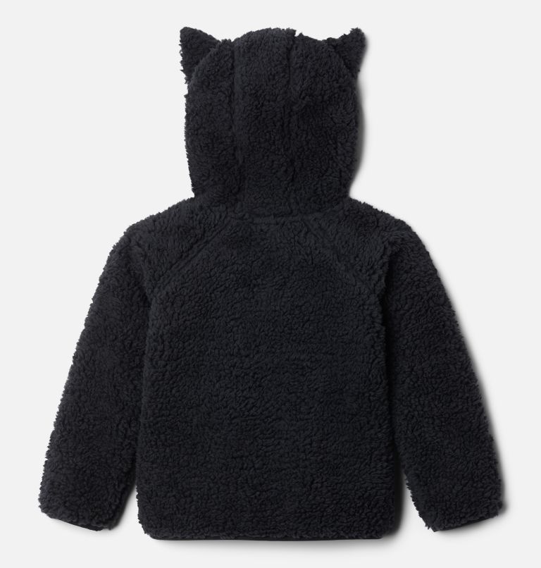 Chandail en laine polaire à fermeture éclair en Sherpa Foxy Baby pour tout-petit, Color: Black, image 2