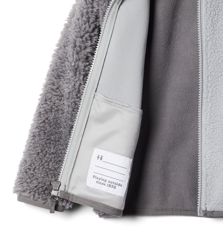 Toddler Foxy Baby Sherpa Jacket, Color: City Grey, Columbia Grey, image 3