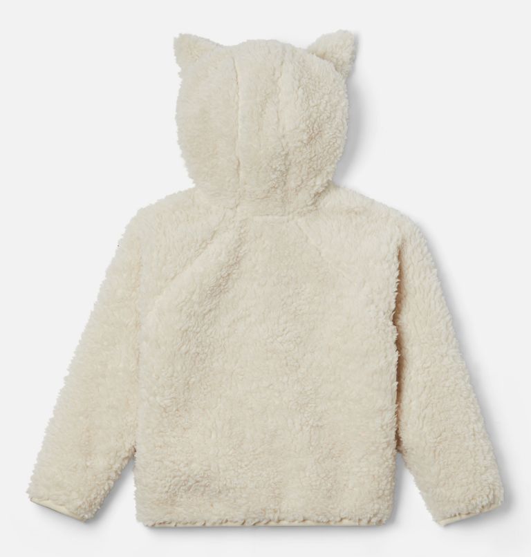 Chandail en laine polaire à fermeture éclair en Sherpa Foxy Baby pour tout-petit, Color: Chalk