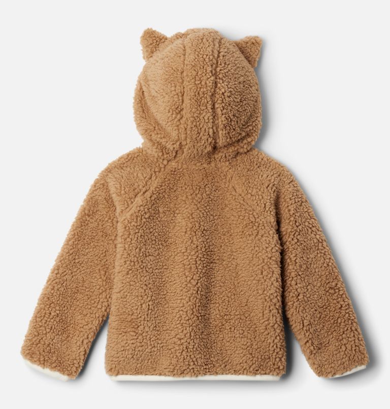 Toddler Foxy Baby Sherpa Jacket, Color: Delta, Chalk, image 2