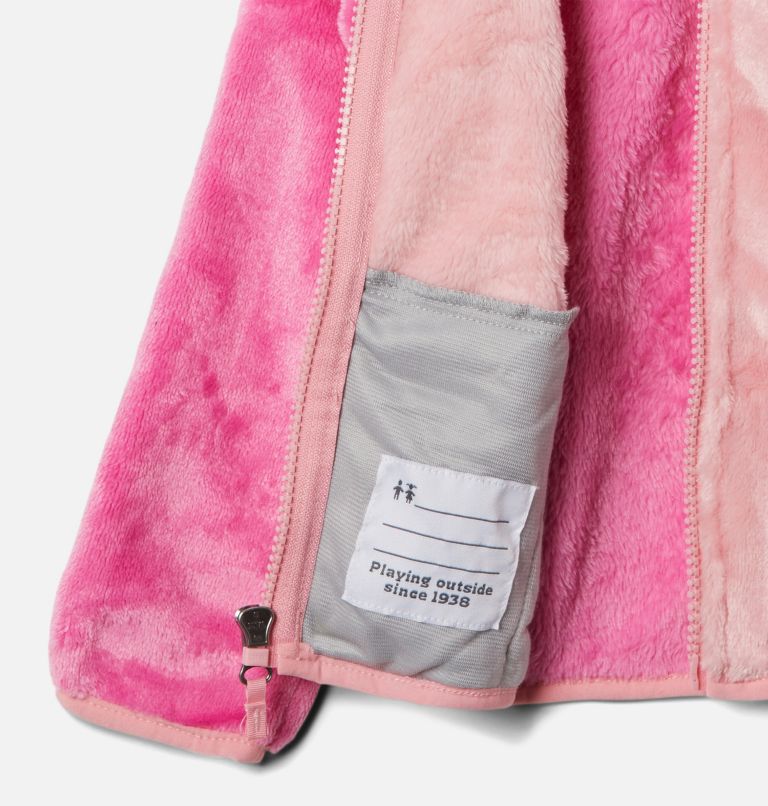Thumbnail: Toddler Foxy Baby Sherpa Jacket, Color: Pink Ice, Pink Orchid, image 3