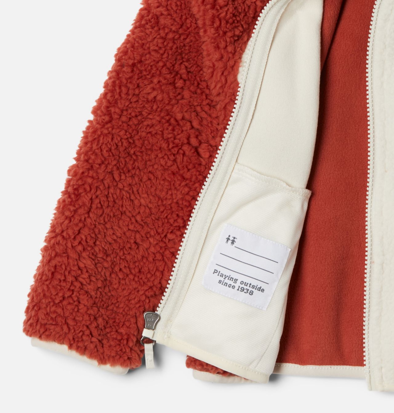 Chandail en laine polaire à fermeture éclair en Sherpa Foxy Baby™ pour tout-petit 3