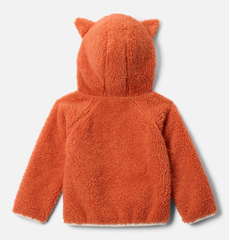 Toddler Foxy Baby Sherpa Jacket, Color: Tuscan, Chalk, image 2
