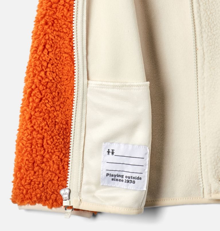 Chandail en laine polaire à fermeture éclair en Sherpa Foxy Baby pour tout-petit, Color: Warm Copper, image 3