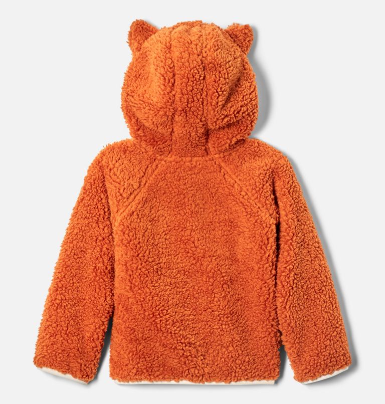 Chandail en laine polaire à fermeture éclair en Sherpa Foxy Baby pour tout-petit, Color: Warm Copper, image 2