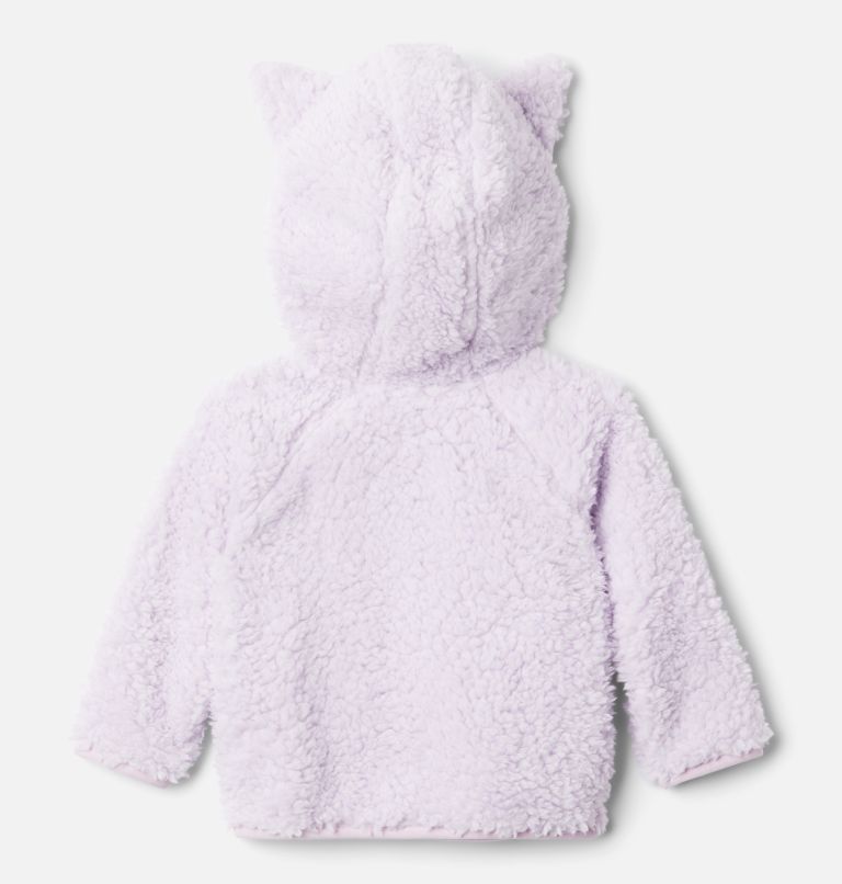 Chandail en laine polaire à fermeture éclair en Sherpa Foxy Baby pour tout-petit, Color: Pale Lilac, Empress, image 2