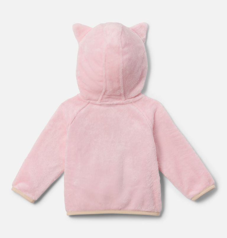 Infant Foxy Baby Sherpa Jacket, Color: Satin Pink, Chalk, image 2