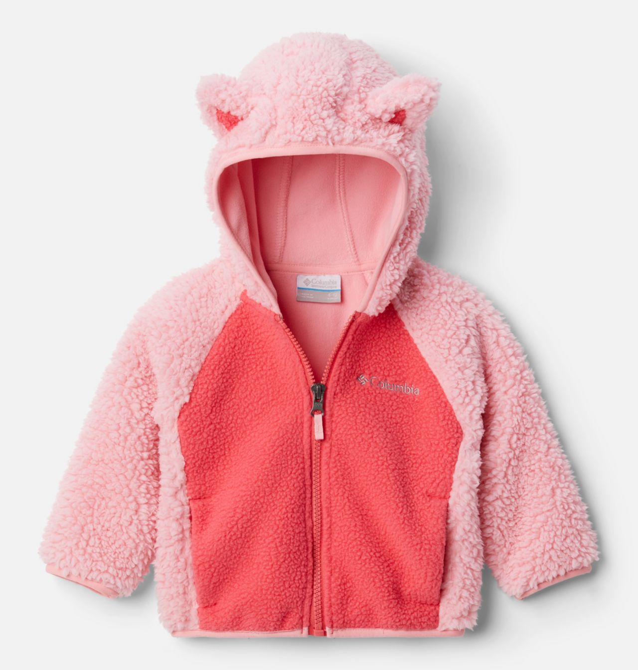 Chandail en laine polaire à fermeture éclair en Sherpa Foxy Baby™ pour tout-petit 1
