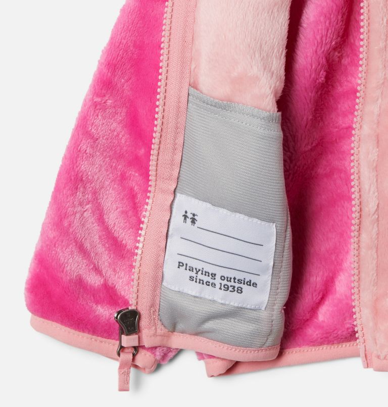 Thumbnail: Infant Foxy Baby Sherpa Jacket, Color: Pink Ice, Pink Orchid, image 3