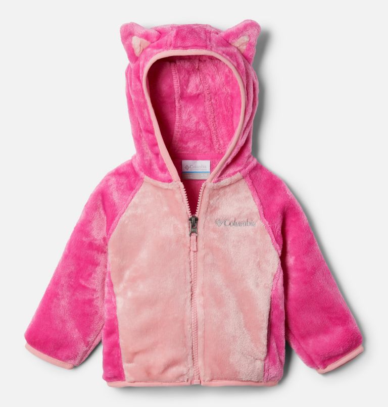 Thumbnail: Infant Foxy Baby Sherpa Jacket, Color: Pink Ice, Pink Orchid, image 1