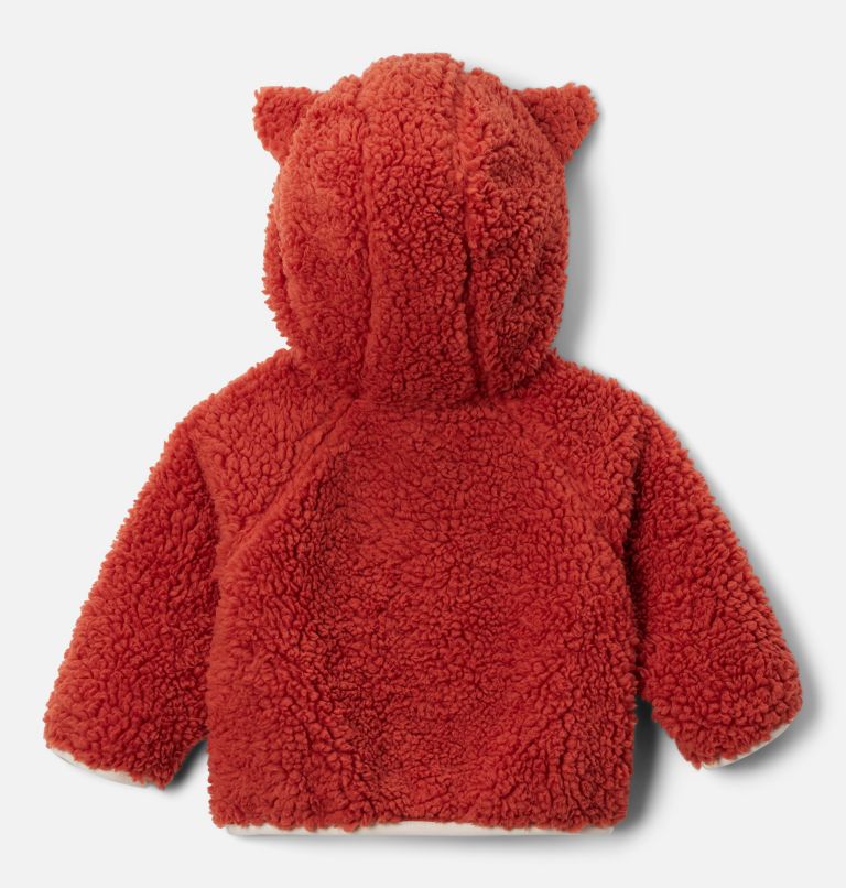 Foxy Baby Sherpa Full Zip | 849 | 0/3, Color: Warp Red, Chalk, image 2