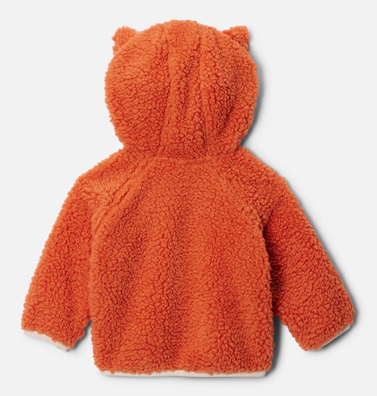 Infant Foxy Baby Sherpa Jacket, Color: Tuscan, Chalk, image 2