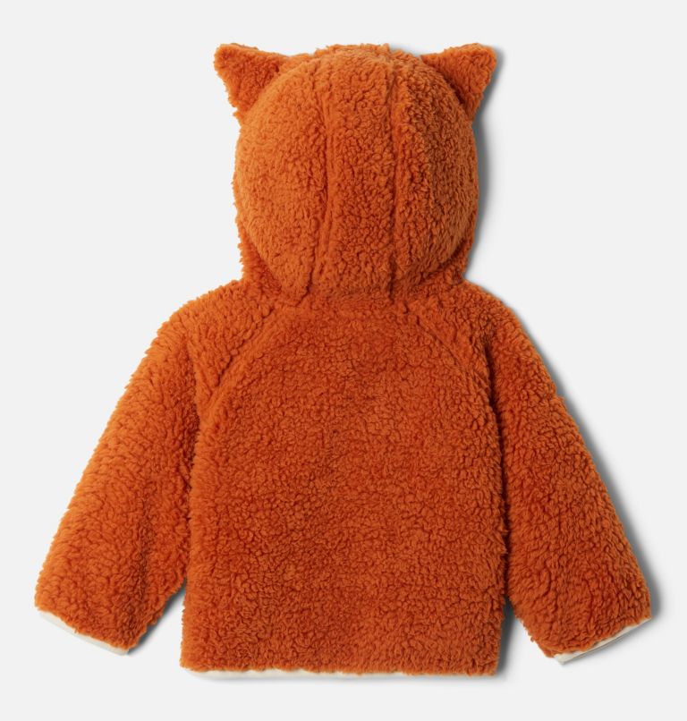 Chandail en laine polaire à fermeture éclair en Sherpa Foxy Baby pour tout-petit, Color: Warm Copper, image 2