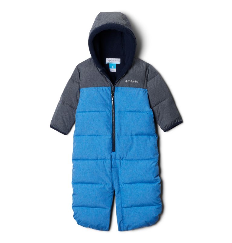 Combinaison convertible Pike Lake pour bébé, Color: Super Blue Heather, Coll Navy Heather, image 2