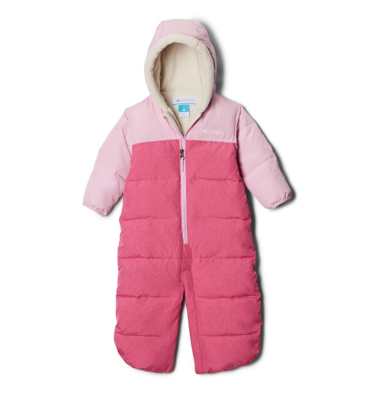 Infant Pike Lake Convertible Onesie, Color: Pink Ice Heather, Pink Clover Heather, image 2