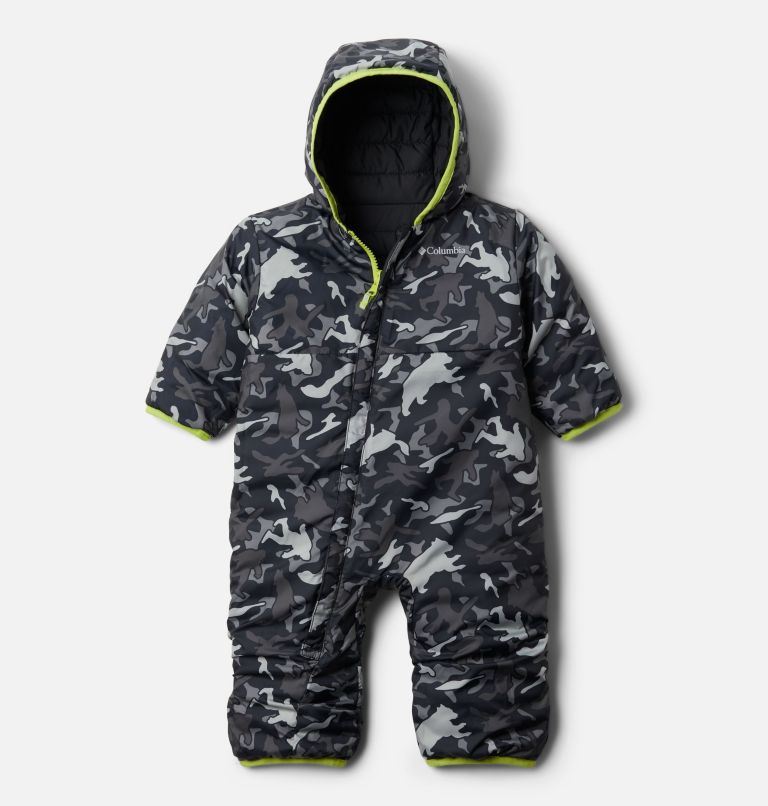 Combinaison réversible Powder Lite pour bébé, Color: Bright Chartreuse, Black, image 4