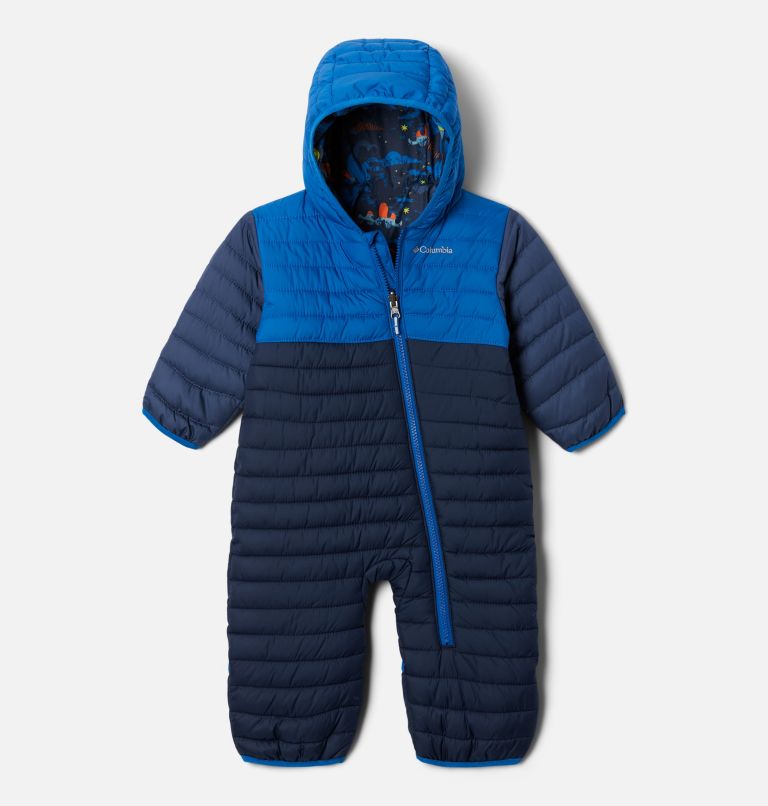 Powder Lite Reversible Bunting | 468 | 12/18, Color: Collegiate Navy, Bright Indigo, Dk Mtn, image 1