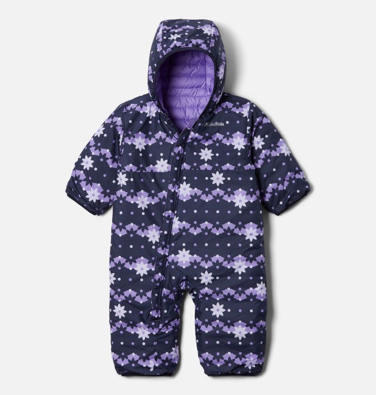 Infant Powder Lite Reversible Bunting, Color: Nocturnal, Paisley Purple, Gumdrop, image 3