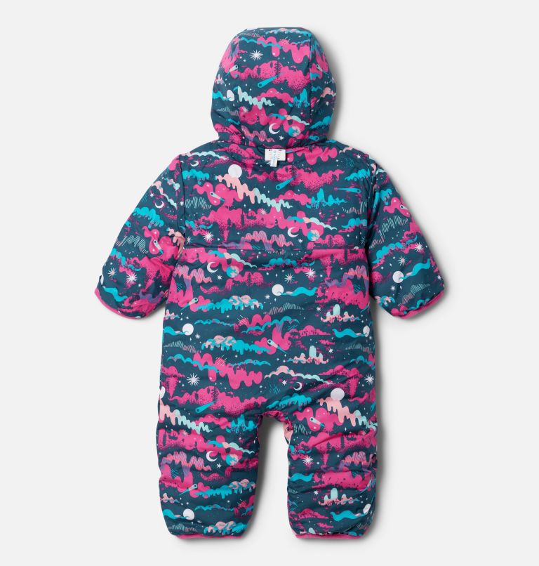 Thumbnail: Infant Powder Lite Reversible Bunting, Color: Pink Ice, Night Wave, Geyser, image 5