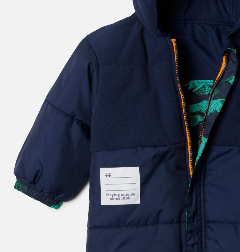 Infant Alpine Free Fall Suit, Color: Collegiate Navy Scenic, Collegiate Navy, image 3