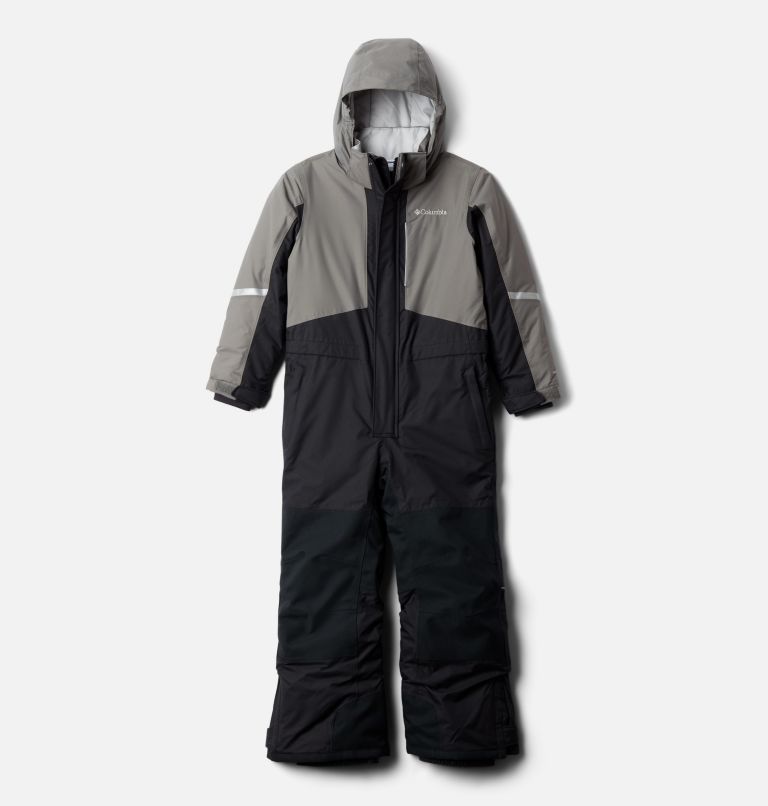 Kids' Buga II Snowsuit, Color: Black, City Grey, image 1