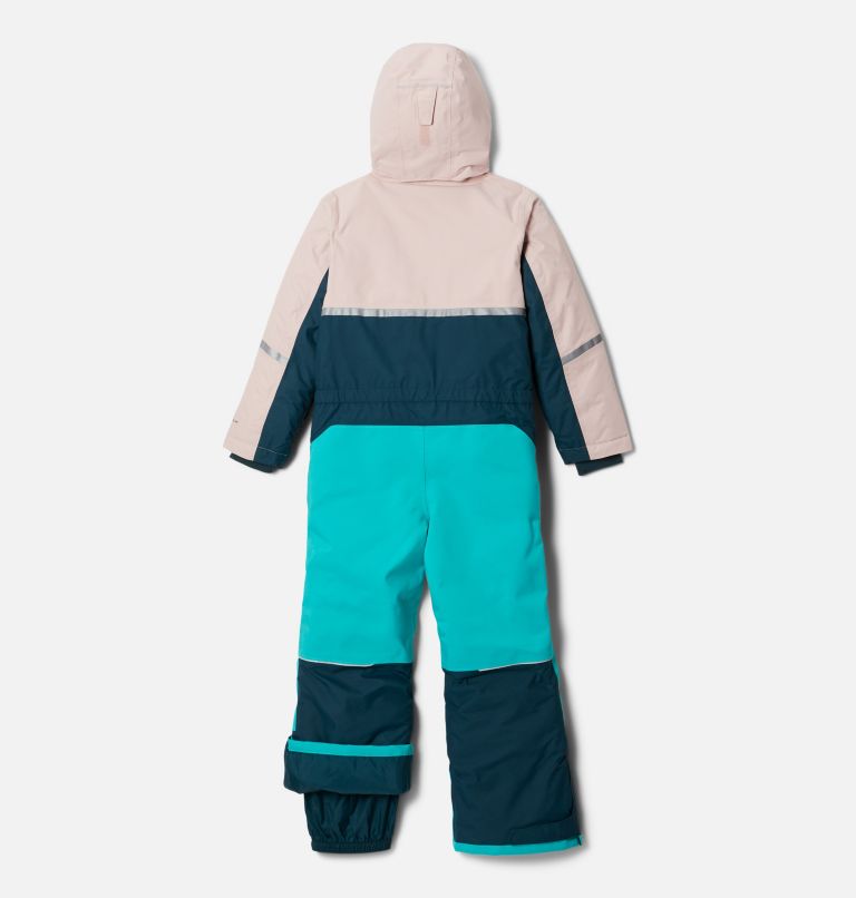 Combinaison de ski Buga II pour enfant, Color: Night Wave, Dusty Pink, Bright Aqua, image 2