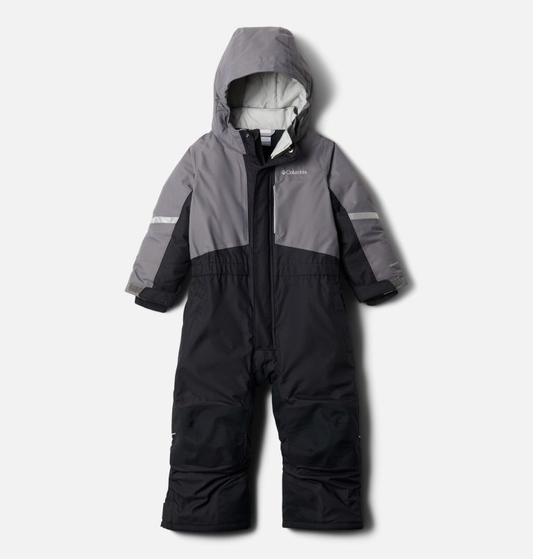 Thumbnail: Kids' Toddler Buga II Snowsuit, Color: Black, City Grey, image 1