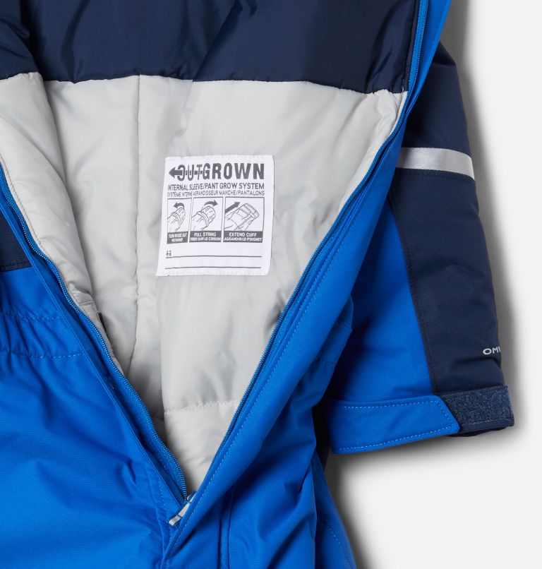 Kids' Toddler Buga II Snowsuit, Color: Bright Indigo, Collegiate Navy, image 4